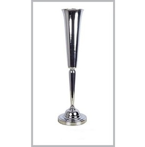 <b>Unique</b> Golden Metal Trumpet <b>Vase</b> Handmade Decorative <b>Vases</b> For Home Wedding Living Room Decorative Floor <b>Vase</b> - Product Image 2