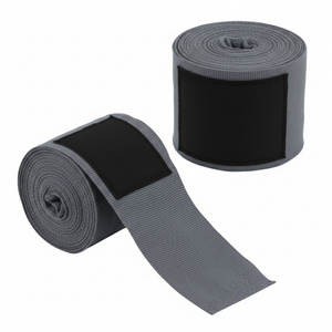Vendas de Nylon Grises de Alta Elasticidad para Entrenamiento de Boxeo, Uso en Todas las Estaciones - Product Image 1