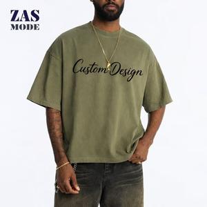 T-shirt en coton pour hommes, vente en gros d'usine, mode, meilleures ventes, noir, grande taille, logo personnalisé, uni, vêtements d'été - Product Image 1