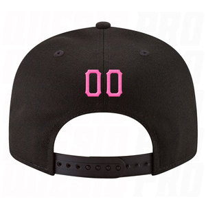 Gorra Snapback Ajustable Personalizada en Negro, Rosa y Azul Polvo, Bordada de Primera Calidad, Estilo Urbano, Unisex, Moda - Product Image 3