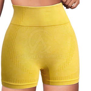 Shorts Deportivos para Mujer, para Yoga, Running y Fitness, con Textura Acanalada y Material Elástico Flexible - Product Image 2