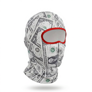 Cagoule unisexe à imprimé monnaie, 100 % polyester, pour adulte, 56-58 cm, impression par sublimation - Product Image 3