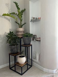 metal plant <b>pot</b> <b>stand</b> multi tier indoor outdoor planter holder rack decorative garden balcony living room stylish plant display - Product Image 6