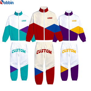 Top Trend Men Outfit Windbreaker Set Windproof Men Custom Polyester Tracksuit <b>Zipper</b> <b>Jacket</b> and Pants Windbreaker Sets - Product Image 3