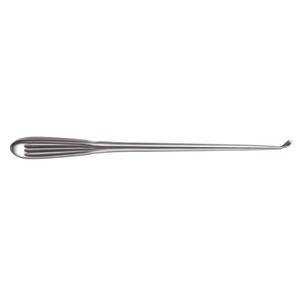 Rectus Flat Back Spinal Fusion Curette 11'' Straight Size #1 Cup Brun Handle Manual Medical Grade <b>Instrument</b> CE By Grip Surgical - Product Image 3