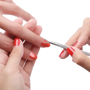 Pousse-cuticules double embout, double tête, bord de précision, poignée ergonomique antidérapante - Product Image 5