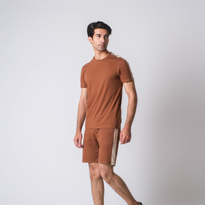 Top Quality Hot Selling <b>Twin</b> <b>Set</b> In Low Affordable Price Factory Made Reliable Product Muscle Fit T Shirts & Shorts <b>Sets</b> For Men - Product Image 5