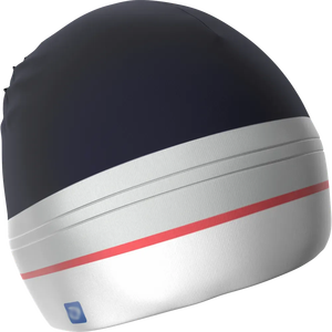 Gorro Deportivo Unisex de Invierno con Diseño a Rayas en Negro, Blanco y Rojo, 56-58 cm, Transpirable, de Acrílico, para Uso en Exteriores - Product Image 5