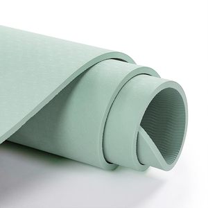Fábrica OEM marca logotipo personalizado ejercicio Fitness plegable gimnasia TPE Yoga Mat 6mm Pilates respetuoso con el medio ambiente solo/doble Color - Product Image 3