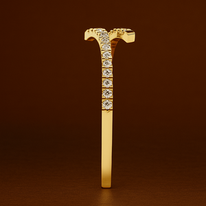 Anillo de Eternidad Personalizado, Anillo de Boda con Diamantes de Corte Redondo, Anillo de Diamantes CVD, Anillo de Diamantes Cultivados en Laboratorio de 14K/18K, Anillo Más Vendido - Product Image 5