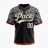 Jersey Baseball Kampus Unisex Nama Tim Kustom Cetak Digital 100% Katun Organik Bernapas Cepat Kering Ukuran Besar V-Neck