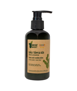 Nocas - Gel de Baño y Champú para Mujer, con Extracto de Cactus Natural y Menta, Limpieza Profunda, 150 ml, Vietnam Green Gel Liquid, para Todo Tipo de Piel - Product Image 1