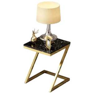 <b>Round</b> Rose <b>Gold</b> <b>Side</b> <b>Table</b> Oval Frame Artistic Modern Minimalist Handcrafted Eco Friendly Elegant Living Room Bedroom Furniture - Product Image 2