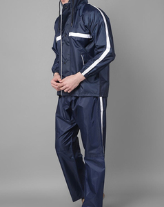 Ensemble coupe-vent professionnel pour homme de qualité supérieure OEM, veste à capuche imperméable et pantalon pour les voyages en plein air - Product Image 4
