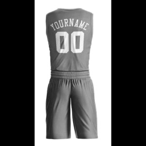 Private <b>Label</b> Your Own Jersey Basketball Uniform Team Wear Wholesale Youth Basketball Uniform 100 Percent Polyester Unisex - Product Image 3