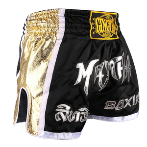 Pantalones Cortos de Muay Thai con Bordado, Pantalones Cortos de Boxeo Tailandés para Hombres, Mujeres y Niños, Ropa de Satén para BJJ MMA, Gimnasio, Grappling, Lucha en Jaula, Kickboxing - Product Image 6