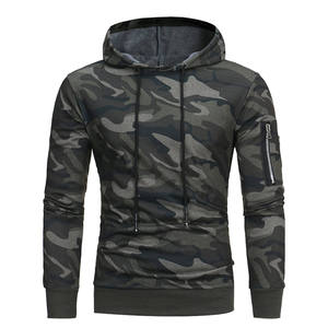 Sudadera con Capucha de Caza para Hombre, Diseño Personalizado, Estampado de Camuflaje Digital, 100% Algodón, Corte Holgado, Talla Grande, para Invierno - Product Image 6