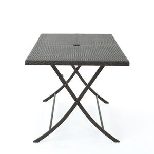 <b>Foldable</b> Rectangle Outdoor Dining <b>Table</b> - Product Image 6