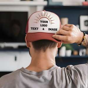 Casquettes de luxe en coton pour hommes, 7 panneaux, broderie camouflage, logo personnalisé, haute qualité - Product Image 3