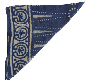 Indian Handmade Block Printed 100% Cotton Bandana-Unisex <b>Square</b> Headscarf & Neck <b>Scarf</b> Floral Pattern Casual Spring/Summer Gift - Product Image 2
