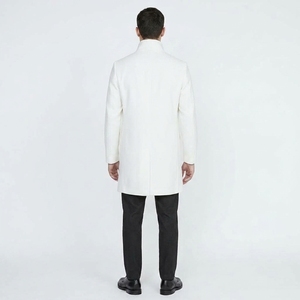 Veste longue matelassée légère pour homme, col montant, poches zippées, vêtement décontracté pour l'extérieur - Product Image 2