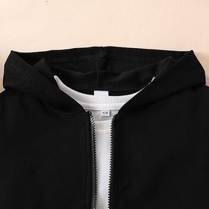 Conjunto de Sudadera con Capucha y Pantalones Deportivos para Niños y Niñas, Traje Deportivo de Algodón y Felpa para Invierno y Otoño - Product Image 6