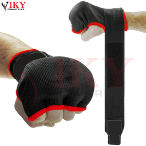 Servicio OEM ODM: Guantes Interiores Acolchados Reforzados con Muñequera Extendida para Protección de Manos en Boxeo y MMA - Product Image 4