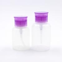 Bouchon de flacon pompe en plastique de 33 mm pour dissolvant de vernis à ongles, tête de distribution de liquide jetable pour acétone, alcool, nettoyant maquillage, manucure