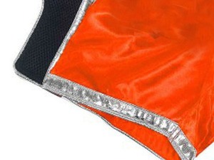 Pantalones Cortos de MMA Walner, Color Naranja y Negro, Impresión Serigráfica, Transpirables, para Artes Marciales Mixtas, Corte Regular para Hombre, Talla Adulto - Product Image 5