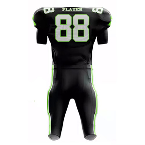 Uniforme de Fútbol Americano Personalizado para Hombre, 100% Poliéster, Transpirable, de Secado Rápido, Ecológico, Tallas Grandes, Diseño Personalizado - Product Image 3