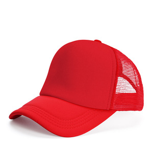5 Panel Sport Cap Foam Mesh Trucker Hat Custom Logo Pattern 3D Embroidery Sublimation Print Promotional Blank Foam Hat - Product Image 2