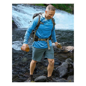 Camiseta con Capucha de Protección Solar UPF 50+, Camiseta de Pesca de Manga Larga con Protección UV, Ligera, Transpirable y de Secado Rápido para Hombre - Product Image 3