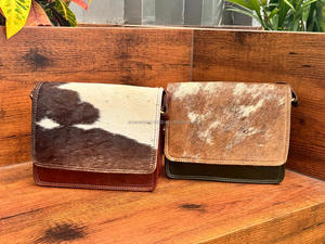 New Hair on Cowhide Leather Crossbody Flap <b>Bag</b> <b>for</b> <b>Women's</b> <b>Office</b> Travel <b>Women</b> Shoulder Handbags Custom Genuine Leather Purse - Product Image 4