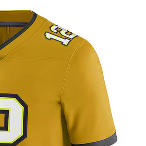 Maillot de football américain personnalisé, conception sur mesure, sublimation OEM, séchage rapide, grandes tailles, maillot de football américain pour jeunes, fabriqué au Pakistan - Product Image 3