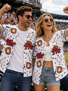 Personalized High Quality Custom Name Number Baseball Pattern Jersey Premium White Team Sportswear Shirt for <b>man</b> and women - Product Image 6