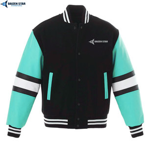 Streetwear Varsity <b>Jacket</b> Custom Logo Oversized Letterman <b>Jacket</b> for Men Women - Product Image 4
