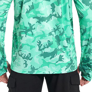 Sudadera con Capucha de Pesca de Manga Larga para Hombre, Protección Solar, Logotipo Personalizado Impreso, Sudadera con Capucha Transpirable, Sudaderas de Pesca Sublimadas para Hombre - Product Image 6