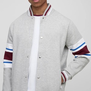 <b>Men</b> Varsity Baseball <b>Jacket</b> Custom Letterman <b>Jacket</b> OEM ODM Wool <b>Leather</b> Sleeve College Uniform Private Label Manufacturer - Product Image 2