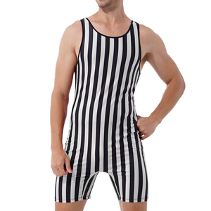 Breathable Knitted Plus Size Wrestling <b>Singlet</b> Spandex/Polyester Material Designed <b>for</b> Optimal Comfort Performance Factory - Product Image 4