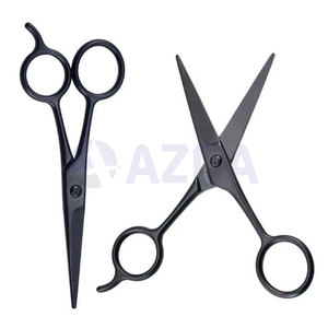 Ciseaux à cheveux en acier inoxydable noir, lame de rasoir, ciseaux de coiffure, ciseaux de barbier, emballage personnalisé - Product Image 3