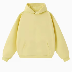 Sweat à capuche de luxe surdimensionné en velours de coton de haute qualité pour homme, avec impression numérique de logo personnalisé, imperméable, pour l'hiver - Product Image 4