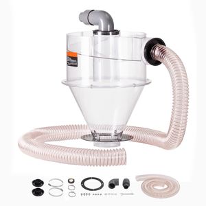 Separatore di Polvere Ciclonico da 4 Pollici con Motore, Connettore ABS da 2 Pollici per Collettori di Polvere - Product Image 1