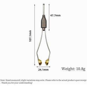 Bobine à mouches en acier inoxydable avec outil manuel de pêche à la mouche pour la fabrication d'appâts pour la pêche au bar, à la carpe et à la truite, rotation fluide - Product Image 4