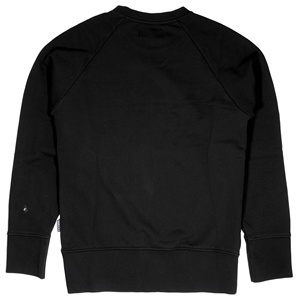 Sweat-shirt unisexe à col rond surdimensionné, bleu uni, tricoté, décontracté, coupe classique, design uni teint - Product Image 5