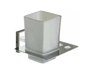 Organisateur de salle de bain en métal avec grille et pieds – Rangement moderne pour brosses à dents électriques et dentifrice - Product Image 2