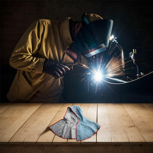 Gorro de Soldadura Ignífugo con Protector de Cuello y Hombros, Accesorios de Soldadura, Protección para la Cabeza Unisex - Product Image 5