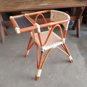 Cheap price rattan high chair baby toddler essentials wholesale sustainable cane feeding chairs - Product Image 1