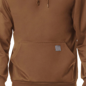 Sweat à capuche personnalisé pour homme, décontracté, coupe ample, couleur unie, style sport et streetwear, basique, en molleton 100% coton respirant, mélange de coton - Product Image 3