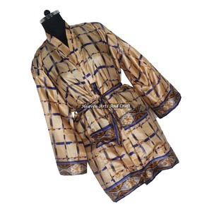 KS010 Bata de Dama de Honor para Mujer, Kimono Corto, Gran Venta, Lencería Sexy para Mujer, Bata de Dama de Honor de Seda, Kimono Corto para Mujer - Product Image 6