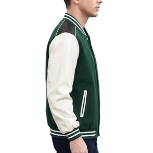 Chaquetas Letterman de Invierno para Hombre con Parches Bordados Personalizados, Estilo Vintage de Moda, Precio al por Mayor - Product Image 3